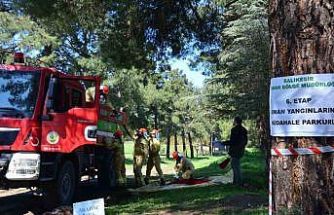 Ormancılar madalya için kıyasıya yarıştı