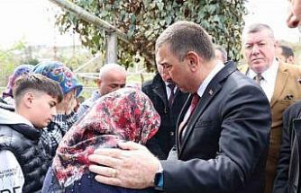 Osman Hacıbektaşoğlu’ndan Emircan’ın ailesine taziye ziyareti