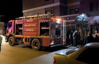 Osmaniye’de apartman dairesinde yangın