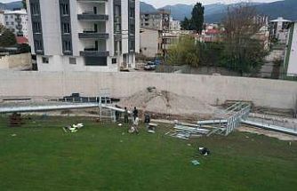 Osmaniye’de deprem sonrası yeniden inşa: 7 Ocak stadyumu %35 seviyesinde