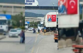 Osmaniye’de kontrolden çıkan tır gişeye çarptı: 1 yaralı