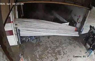 Otomatik kepengin tek darbeyle düştüğü anlar kamerada