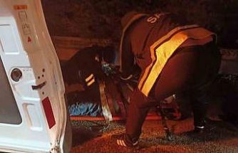 Otomobilin çarptığı yaya ağır yaralandı