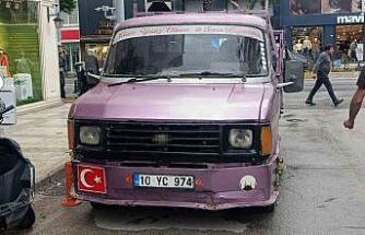 Park yasağını ihlal eden kamyonet hacizli ve yakalamalı çıktı