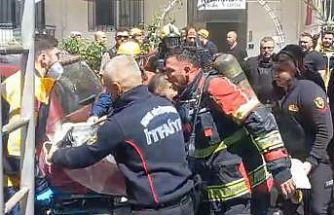 Patlama sonrası çıkan yangında engelli şahıs hayatını kaybetti