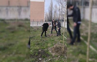 Patnos RAM’da ağaçlandırma çalışması