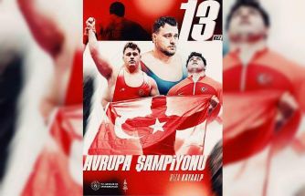 Rıza Kayaalp tarihe geçti: 13. Avrupa şampiyonluğuna ulaştı