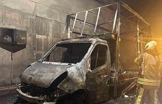 Sabiha Gökçen Havalimanı’nın 2. pistinin altındaki tünelde araç yangını paniğe neden oldu