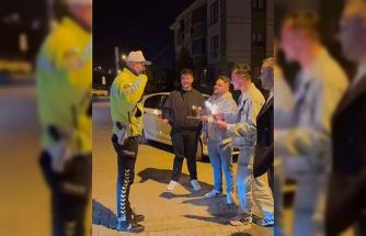 Sahte ihbarla polis haftasını kutladılar