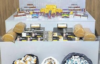 Samsun’da binlerce makaron ve kaçak ürün ele geçirildi