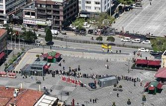 Samsun’da şampiyonluk maçı heyecanı: Biletler için kuyruk oluştu