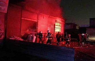 Şanlıurfa’da hurdacı dükkanında korkutan yangın