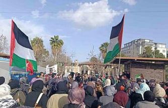 Şanlıurfalı kadınlardan İsrail’in idam yasasına tepki