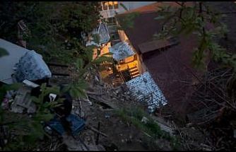 Sarıyer’de toprak kayması sonucu 6 binaya tahliye kararı verildi: Bina sakinleri belediyeye isyan etti