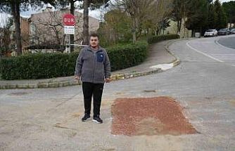 SEDAŞ’ın kazdığı çukura belediye aracı düştü