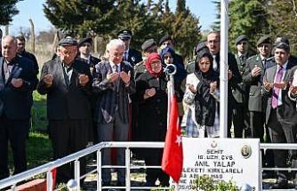 Şehit Anıl Yalap, şehadetinin 8. yılında dualarla anıldı