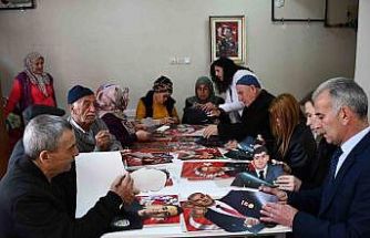 Şehit evlatlarını, eşlerinin hatıralarını 3 boyutlu rölyeflerde yaşatıyorlar