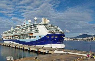 Sezonun ikinci kuruvaziyer gemisi Bodrum’a geldi