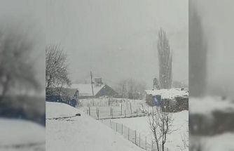 Siirt’te nisan ayında kar sürprizi