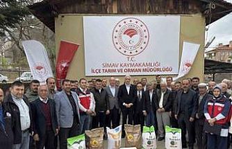 Simav’da çiftçilere yüzde 75 hibeli tohum desteği