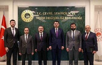 Sincan Belediye Başkanı Ercan, Bakan Kurum ile görüşme gerçekleştirdi