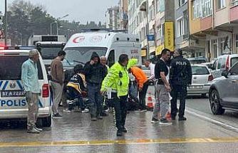 Sinop’ta hafif ticari araç yayaya çarptı: 1 yaralı