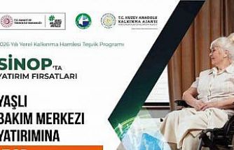 Sinop’ta sosyal altyapıya güç katacak dev teşvik açıklandı