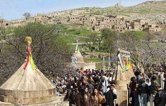 Şırnak’ta Ezidiler ’Çarşema Sor Bayramı’nı festival havasında kutladı