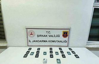 Şırnak’ta jandarma ekiplerinden 20 milyonluk kaçakçılık operasyonu