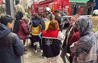 Şişli’de korkutan baca yangını