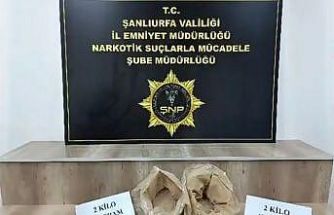 Siverek’te 2 kilo 400 gram eroin ele geçirildi