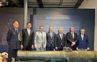 Söküme gelen gemiden 17. yüzyıla ait bronz top çıktı