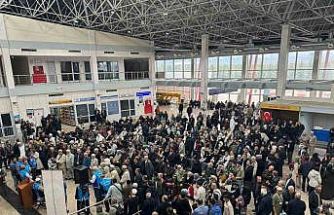 Son hacı kafilesi de yola çıktı