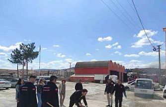 Sungurlu Belediyesi İtfaiye Müdürlüğü’nden yangın eğitimi