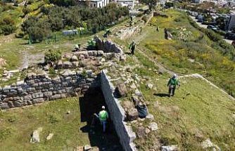 Tarihi surlarda kapsamlı temizlik çalışması