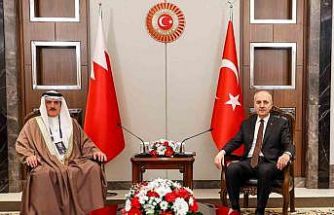 TBMM Başkanı Kurtulmuş, Bahreyn Temsilciler Meclisi Başkanı Al Musalam ile görüştü