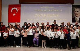 Terme’de çocuklar yönetimi katılıyor