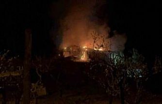 Tokat’ta çıkan yangında ev kullanılamaz hale geldi