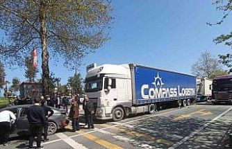 Trabzon’da zincirleme kaza ucuz atlatıldı