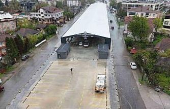 Tuhafiyeciler pazaryeri kapılarını açıyor