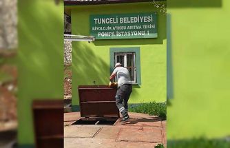 Tunceli’de altyapı için yoğun mesai