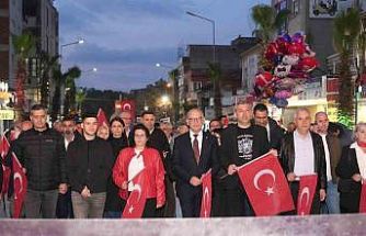 Turgutlu’da ‘Sessiz Saygı’ korteji