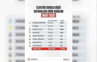 Türkiye’nin elektrik kurulu gücü 125 bin megavatı aştı