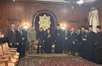 Ukrayna Devlet Başkanı Zelenskiy, Fener Rum Patriği Bartholomeos ile görüştü