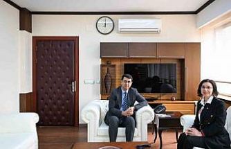Uşak Belediye Başkan Vekili Özkan, Vali Kartal’ı ziyaret etti