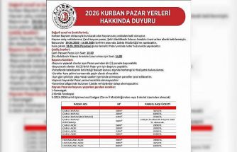 Uşak’ta kurban satış yerleri belli oldu