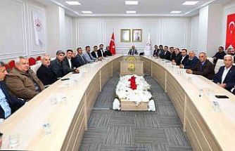 Vali Osman Varol, muhtarlarla istişare toplantısı yaptı