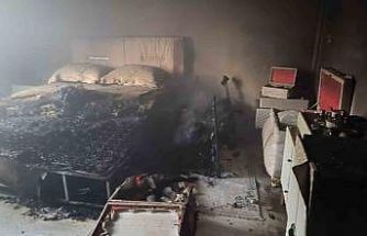 Van’da ev yangını