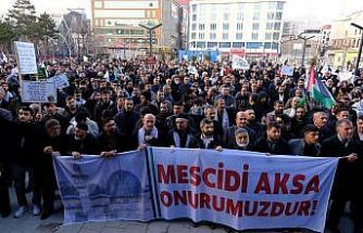 Van’daki STK’lardan İsrail’e karşı ortak tepki