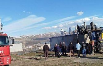 Van’ın Özalp ilçesinde ev yangını